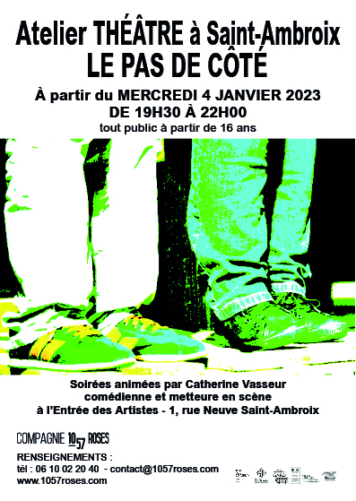 Trainance - 2023 - L'atelier PAS DE CÔTÉ THÉÂTRE à Saint-Ambroix reprend en janvier