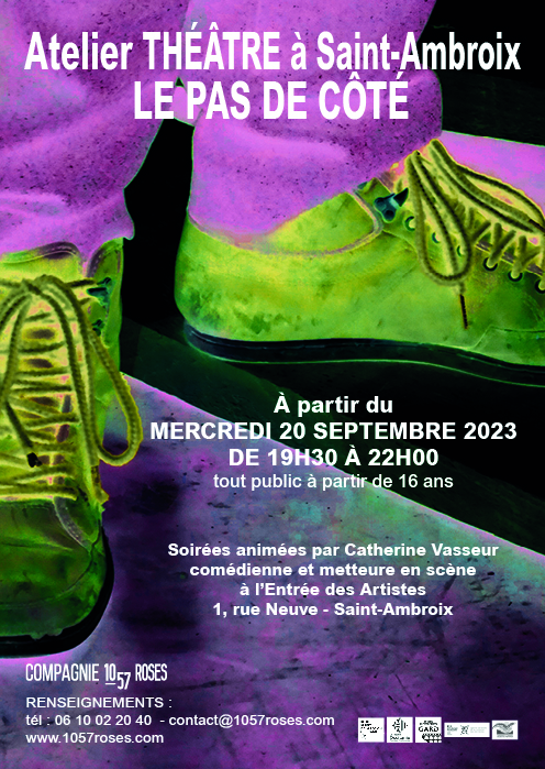 Trainance - 2023 - L'atelier PAS DE CÔTÉ THÉÂTRE à Saint-Ambroix reprend en septembre