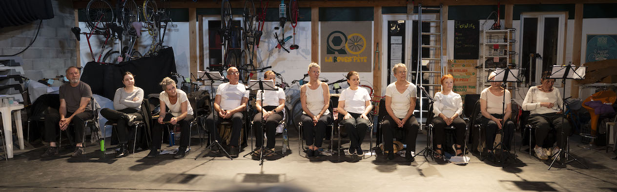 Trainance - Retour en images - restitution Chorale de lecture - La Combine - La Grand'Combe - le 8 juin 2025