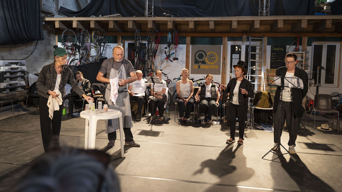 Trainance - Retour en images - restitution Chorale de lecture - La Combine - La Grand'Combe - le 8 juin 2025