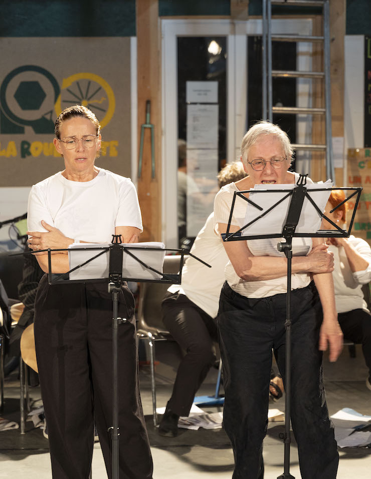Trainance - Retour en images - restitution Chorale de lecture - La Combine - La Grand'Combe - le 8 juin 2025